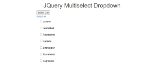 JQuery Multiselect Dropdown With Custom Icon - Tutorials Bites